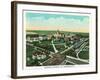 Atlanta, Georgia - School of Technology Campus Aerial-Lantern Press-Framed Art Print