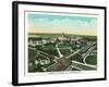 Atlanta, Georgia - School of Technology Campus Aerial-Lantern Press-Framed Art Print