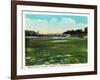 Atlanta, Georgia - School of Technology Grant Field-Lantern Press-Framed Art Print