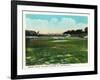 Atlanta, Georgia - School of Technology Grant Field-Lantern Press-Framed Art Print