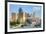 Atlanta, Georgia - Skyline during Day-Lantern Press-Framed Premium Giclee Print