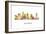 Atlanta Georgia Skyline-Marlene Watson-Framed Giclee Print