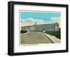 Atlanta, Georgia - US Penitentiary Exterior-Lantern Press-Framed Art Print