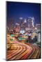 Atlanta, Georgia, USA Highway and Skyline.-SeanPavonePhoto-Mounted Photographic Print