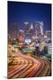 Atlanta, Georgia, USA Highway and Skyline.-SeanPavonePhoto-Mounted Photographic Print