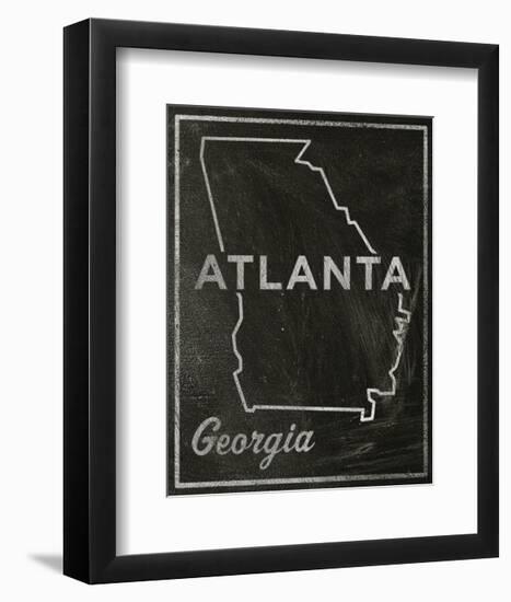 Atlanta, Georgia-John Golden-Framed Art Print