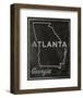 Atlanta, Georgia-John Golden-Framed Art Print