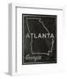 Atlanta, Georgia-John Golden-Framed Art Print