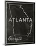 Atlanta, Georgia-John Golden-Mounted Art Print