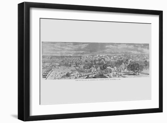 Atlanta in 1864 Looking South-Frank Leslie-Framed Art Print