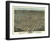 Atlanta Map II-null-Framed Giclee Print