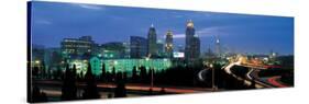 Atlanta Skyline at Night II-null-Stretched Canvas