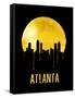 Atlanta Skyline Yellow-null-Framed Stretched Canvas