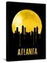 Atlanta Skyline Yellow-null-Stretched Canvas