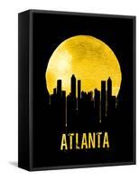 Atlanta Skyline Yellow-null-Framed Stretched Canvas