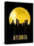 Atlanta Skyline Yellow-null-Stretched Canvas