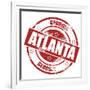 Atlanta Stamp-tang90246-Framed Art Print