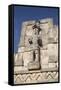 Atlantes Figure, Palace of Masks, Kabah Archaelological Site, Yucatan, Mexico, North America-Richard Maschmeyer-Framed Stretched Canvas