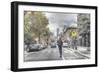 Atlantic Ave Skateboard-Robert Goldwitz-Framed Giclee Print