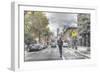 Atlantic Ave Skateboard-Robert Goldwitz-Framed Giclee Print