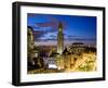 Atlantic Avenue Greenway and Customs House, Boston, Massachusetts, USA-Walter Bibikow-Framed Photographic Print