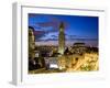 Atlantic Avenue Greenway and Customs House, Boston, Massachusetts, USA-Walter Bibikow-Framed Photographic Print