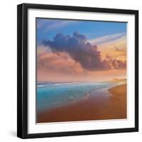 Atlantic Beach in Jacksonville East of Florida-Naturewolrd-Framed Photographic Print