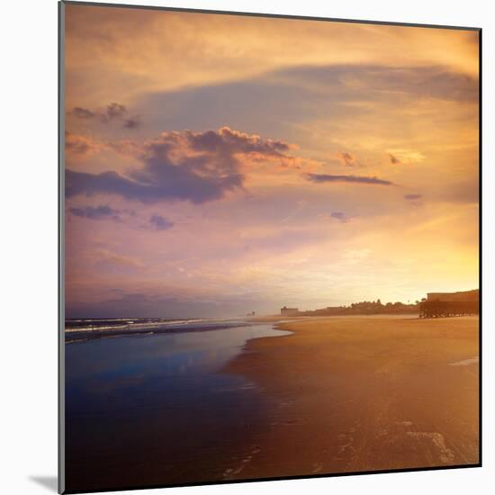 Atlantic Beach in Jacksonville East of Florida-Naturewolrd-Mounted Photographic Print