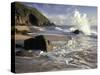 Atlantic Beach of St. Kitts, Caribbean-Robin Hill-Stretched Canvas