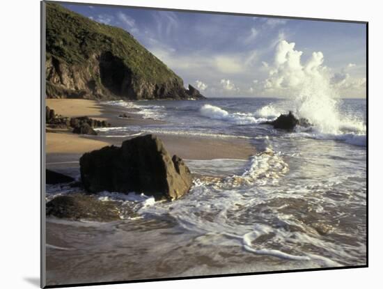 Atlantic Beach of St. Kitts, Caribbean-Robin Hill-Mounted Premium Photographic Print