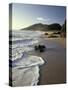 Atlantic Beach of St. Kitts, Caribbean-Robin Hill-Stretched Canvas