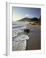 Atlantic Beach of St. Kitts, Caribbean-Robin Hill-Framed Photographic Print