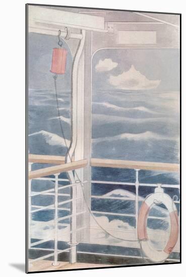 'Atlantic', c20th century (1932)-Paul Nash-Mounted Giclee Print