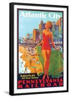 Atlantic City, America's All Year Resort-Edward M^ Eggleston-Framed Art Print