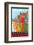 Atlantic City, America's All Year Resort-Edward M^ Eggleston-Framed Art Print