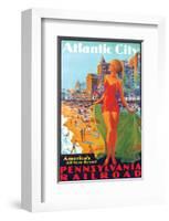 Atlantic City, America's All Year Resort-Edward M^ Eggleston-Framed Art Print