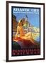 Atlantic City Americas's Resor-null-Framed Premium Giclee Print