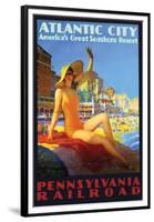 Atlantic City Americas's Resor-null-Framed Premium Giclee Print