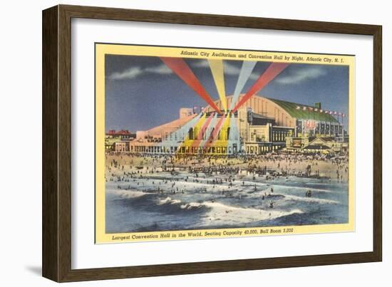 Atlantic City Auditorium-null-Framed Art Print