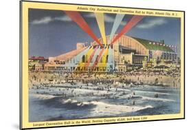 Atlantic City Auditorium-null-Mounted Premium Giclee Print