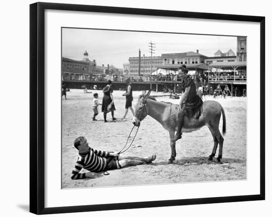 Atlantic City: Donkey-null-Framed Giclee Print