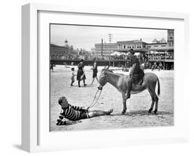 Atlantic City: Donkey-null-Framed Giclee Print