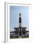 Atlantic City, New Jersey - Absecon Lighthouse Front View-Lantern Press-Framed Art Print