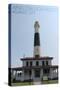 Atlantic City, New Jersey - Absecon Lighthouse Front View-Lantern Press-Stretched Canvas