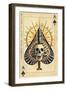 Atlantic City, New Jersey - Ace of Spades-Lantern Press-Framed Art Print