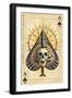 Atlantic City, New Jersey - Ace of Spades-Lantern Press-Framed Art Print