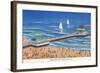 Atlantic City, New Jersey - Heinz Ocean Pier View-Lantern Press-Framed Art Print