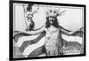 Atlantic City, New Jersey - Miss America at Carnival --Lantern Press-Framed Art Print