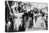 Atlantic City, New Jersey - Neptune and Miss America at Carnival --Lantern Press-Stretched Canvas