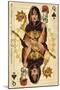 Atlantic City, New Jersey - Queen of Spades-Lantern Press-Mounted Art Print